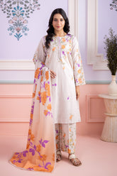 Zellbury Unstitched 3 Piece Lawn Vol-07 Suit-WUS26X30889