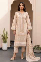 Zellbury Unstitched 3 Piece Lawn Vol-06 Suit-WUS26X30900