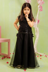 Shop Sequence Embroidered Net 3 Pc Suit???elegant, stylish, and comfy wedding dress for little girls.