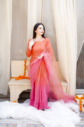 Pashma Khan Stitched Luxury Saree Collection'2025-Gendá