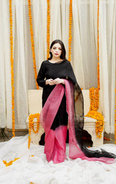 Pashma Khan Stitched Luxury Saree Collection'2025-Nighát