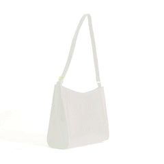 Halfmoon crocodile white - LEFTOVER - Bag X