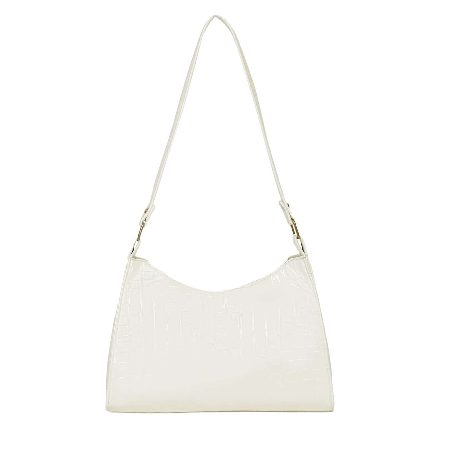 Halfmoon crocodile white - LEFTOVER - Bag X