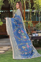 Dressline New Semi Stitched 3 Pcs Emb Cheickenkari & Laserkari Zari Lawn Collection