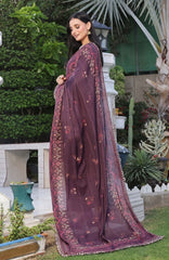 Dressline New Semi Stitched 3 Pcs Emb Cheickenkari & Laserkari Zari Lawn Collection