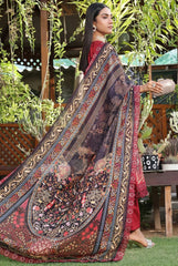 Dressline New Semi Stitched 3 Pcs Emb Cheickenkari & Laserkari Zari Lawn Collection