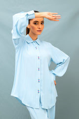 Sonrisa Aniq Blue Coord Set