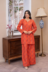 BK Clothings Stitched 2 Piece Eid Collection-Zarqa Luxe