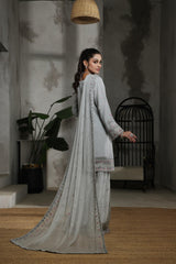 Dressline Launching New Stitched 3 Piece Emb Luxury Chiffon Gharara Collection