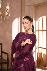 Queen By Dr Haris Unstitched 3 Piece Summer Collection-Que-004