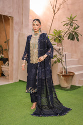 Queen By Dr Haris Unstitched 3 Piece Summer Collection-Que-003