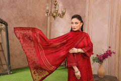 Queen By Dr Haris Unstitched 3 Piece Summer Collection-Que-006