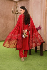 Queen By Dr Haris Unstitched 3 Piece Summer Collection-Que-006