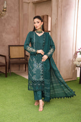 Queen By Dr Haris Unstitched 3 Piece Summer Collection-Que-005
