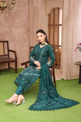 Queen By Dr Haris Unstitched 3 Piece Summer Collection-Que-005