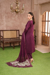 Queen By Dr Haris Unstitched 3 Piece Summer Collection-Que-004