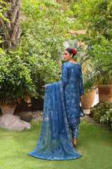 Hermosa By Dr Haris Semi Stitched Formals Collection-(Complimentary Clutch & Jewellery)-Her-006