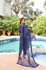 Hermosa By Dr Haris Semi Stitched Formals Collection-(Complimentary Clutch & Jewellery)-Her-003