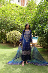 Rang Rasiya By Dr Haris Unstitched 3 Piece Formals Collection-Ras-001