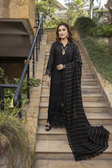 Nissa By Dr Haris Unstitched 3 Piece Viscose Collection-Nis-004