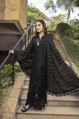 Nissa By Dr Haris Unstitched 3 Piece Viscose Collection-Nis-004