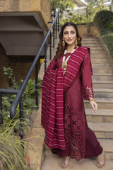 Nissa By Dr Haris Unstitched 3 Piece Viscose Collection-Nis-003