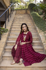 Nissa By Dr Haris Unstitched 3 Piece Viscose Collection-Nis-003