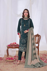 Alif By Dr Haris Unstitched 3 Piece Winter Collection-Alf-005