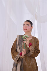 Alif By Dr Haris Unstitched 3 Piece Winter Collection-Alf-003