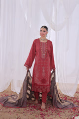 Alif By Dr Haris Unstitched 3 Piece Winter Collection-Alf-002