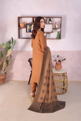 Zarna By Dr Haris Unstitched 3 Piece Dhanak Collection-Zar-004