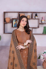 Zarna By Dr Haris Unstitched 3 Piece Dhanak Collection-Zar-004