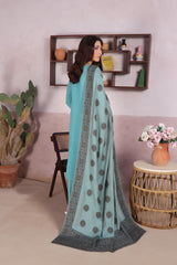 Zarna By Dr Haris Unstitched 3 Piece Dhanak Collection-Zar-003