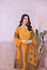 Zarna By Dr Haris Unstitched 3 Piece Dhanak Collection-Zar-005
