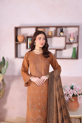 Zarna By Dr Haris Unstitched 3 Piece Dhanak Collection-Zar-004