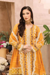 Queen By Dr Haris Unstitched 3 Piece Summer Collection-Que-002