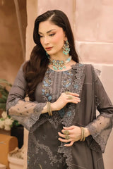 Queen By Dr Haris Unstitched 3 Piece Summer Collection-Que-001