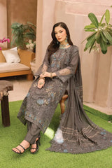 Queen By Dr Haris Unstitched 3 Piece Summer Collection-Que-001