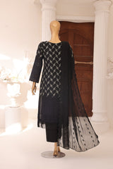 Monochrome By Dr Haris Unstitched 3 Piece Lawn Collection-Mon-004