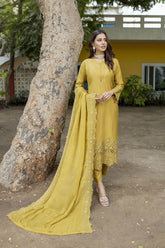 Kamila By Dr Haris Unstitched 3 Piece Viscose Collection-Kam-009