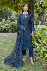 Kamila By Dr Haris Unstitched 3 Piece Viscose Collection-Kam-003
