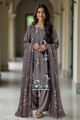 Dr Haris Unstitched 3 Piece Vol-03 Collection-Dpw-010