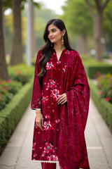 Dr Haris Unstitched 3 Piece Vol-06 Collection-Dpw-013