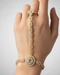 Vintage Clover Stone Anja - Zeesy Jewellery