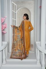 Cira Luxe By Dr Haris Unstitched 3 Piece Winter Collection-CIR-001