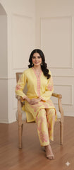 Umer Aayan 2 piece Lawn Suit with Cotton Trouser -Ready to Wear