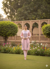 Umer Aayan 2 Piece Lawn stitched suit -Ready to wear