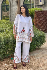 Urban Cut Stitched Co Ords Emb Suit-C0276