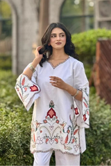 Urban Cut Stitched Co Ords Emb Suit-C0276