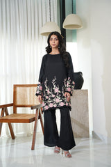 Dhaga Stitched 2 Piece Lawn Suit-Drizzling Glimmer